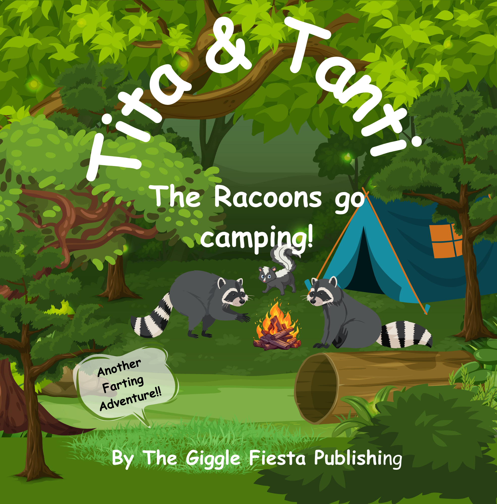 The racoons go camping